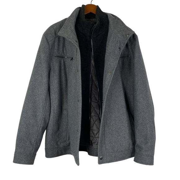 MICHAEL Michael Kors Wool Blend Double Layered Jacket XL - Picture 2 of 15